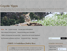 Tablet Screenshot of coyoteyipps.com